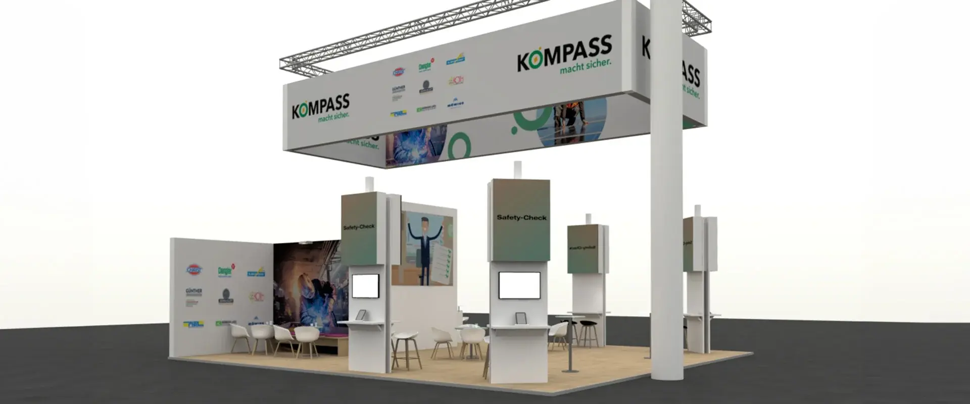 Messestand Kompass