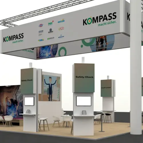 Messestand Kompass