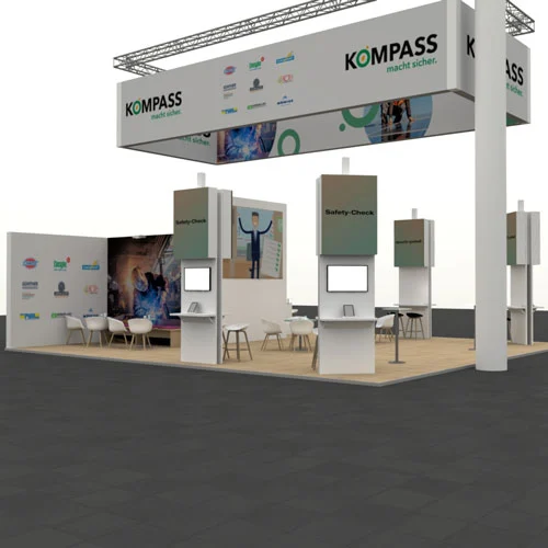 Messestand Kompass