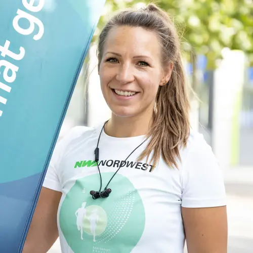 Saskia Heubing beim Halbmarathon