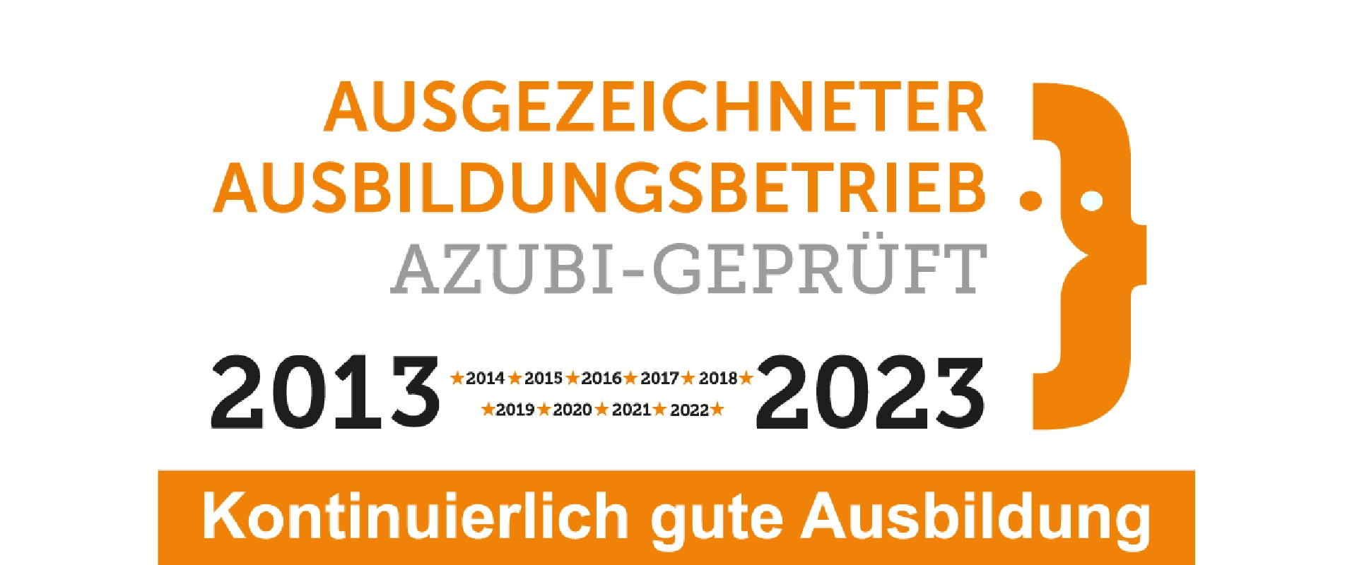 Auszeichnung Ausbildungsbetrieb 2023