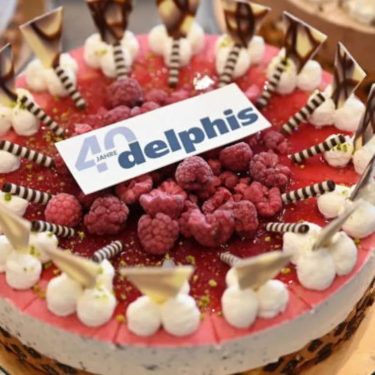 40 Jahre delphis Geburtstagstorte